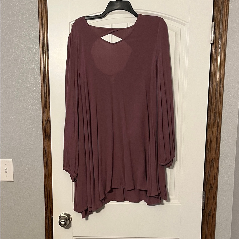 Glamorous Mauve Tunic Top